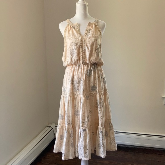 Love Sam Anthropologie Eyelet Dress M - Picture 2 of 16